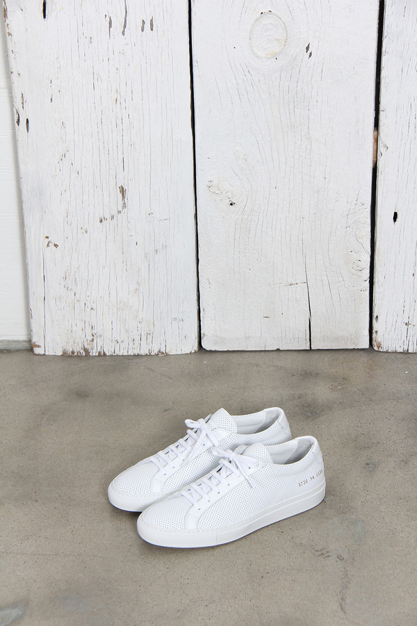 Common Projects Original Achilles in Perforated Leather Common Projects Original Achilles in Perforated Leather