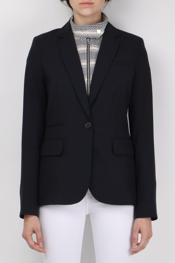 Veronica Beard Front Zip Tab Dickey Veronica Beard Front Zip Tab Dickey