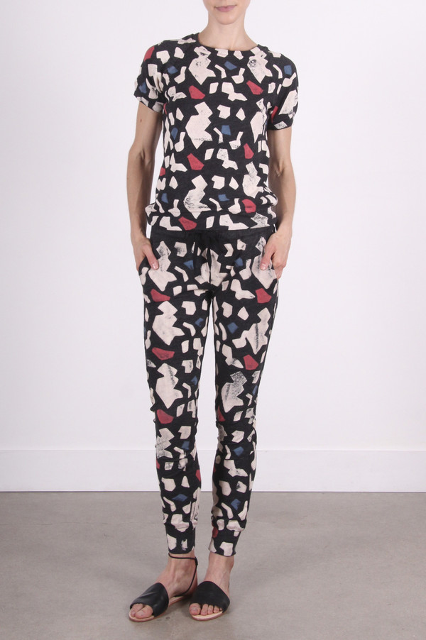 Calder Blake Collage Print Cocteau Pant Calder Blake Collage Print Cocteau Pant