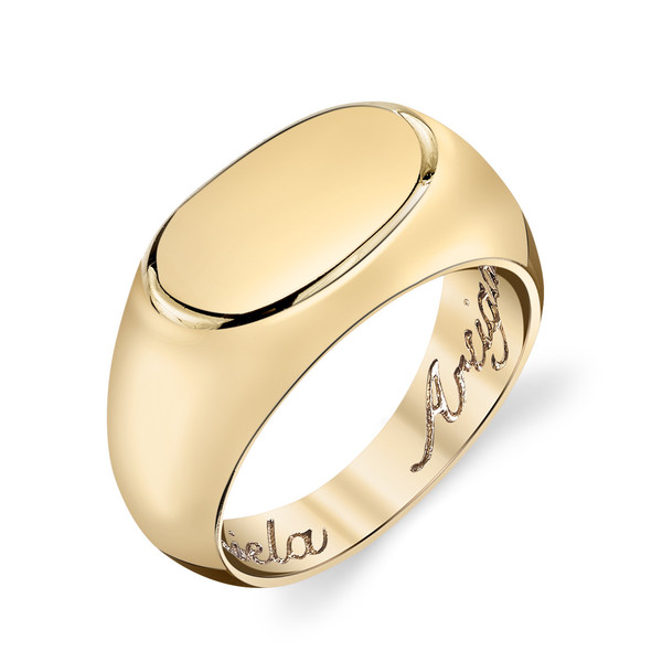 Gabriela Artigas - 14k Yellow Gold Signet Ring Gabriela Artigas - 14k Yellow Gold Signet Ring