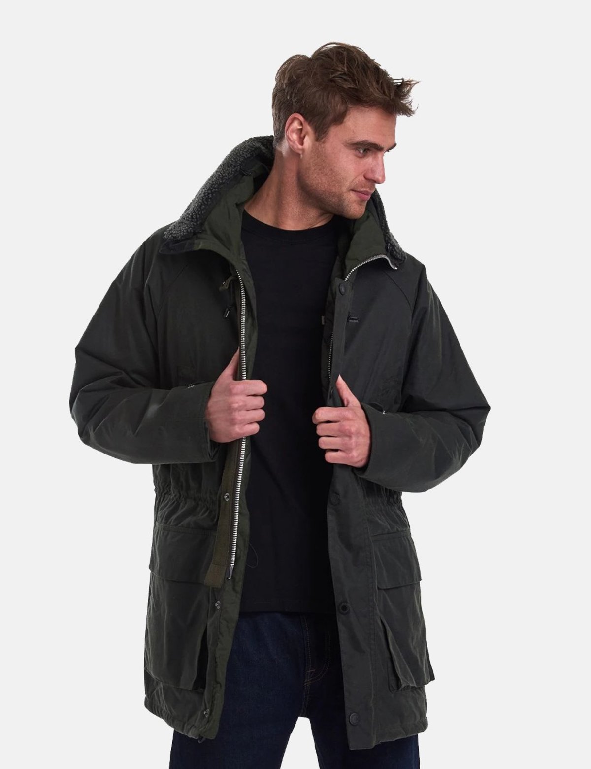 barbour fenton wax jacket