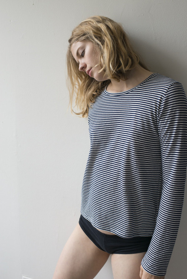 Calder Blake Miro Tee in Picasso Stripe Calder Blake Miro Tee in Picasso Stripe