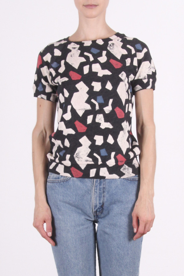 Calder Blake Rosalie Sweatshirt in the Collages Print Calder Blake Rosalie Sweatshirt in the Collages Print