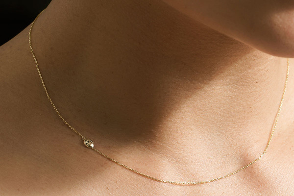 Jennie Kwon Designs Floating Diamond Ladybug Necklace Jennie Kwon Designs Floating Diamond Ladybug Necklace