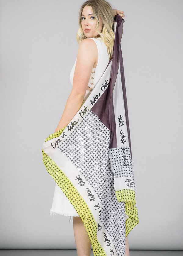 Baum und Pferdgarten Lacey Printed Silk Scarf Baum und Pferdgarten Lacey Printed Silk Scarf