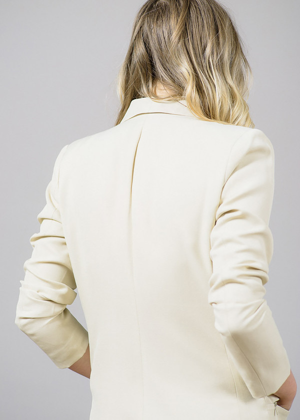 Whyred Olympia Long Coat with Zipper Slit Pockets Whyred Olympia Long Coat with Zipper Slit Pockets
