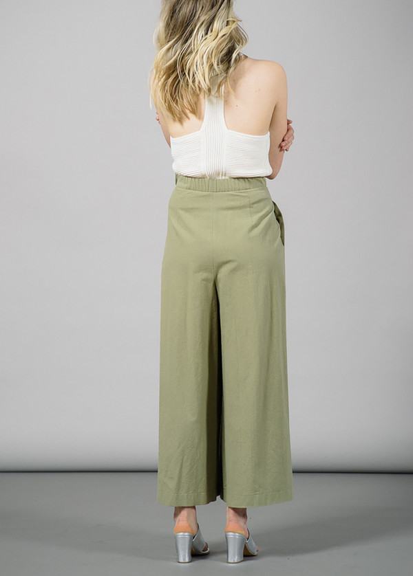 Nanushka Toho Hakama Wide Leg Pant Nanushka Toho Hakama Wide Leg Pant