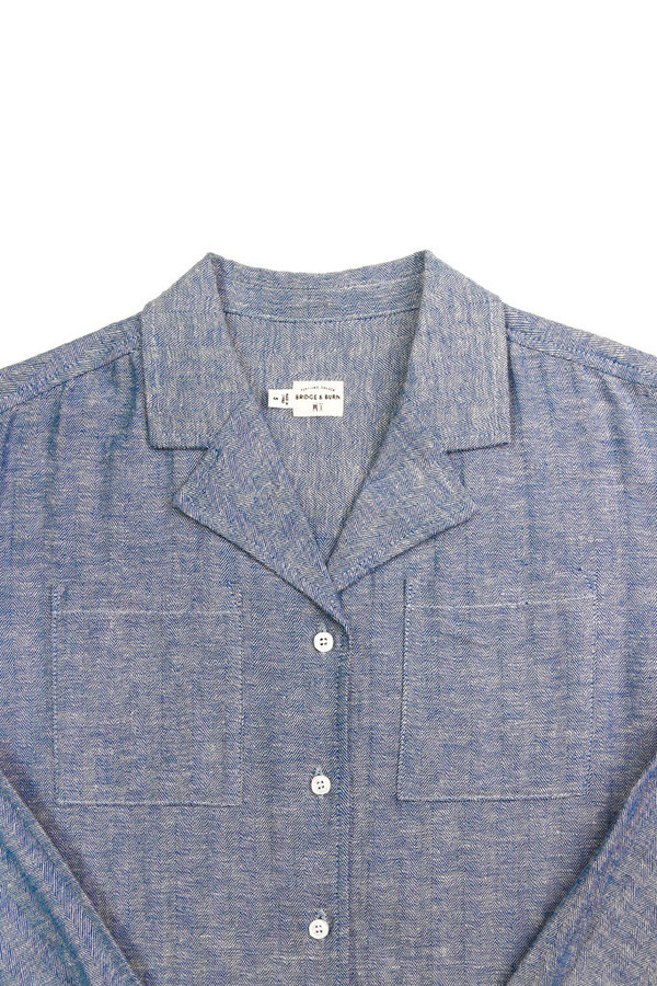Bridge & Burn Cunningham Herringbone Chambray Bridge & Burn Cunningham Herringbone Chambray