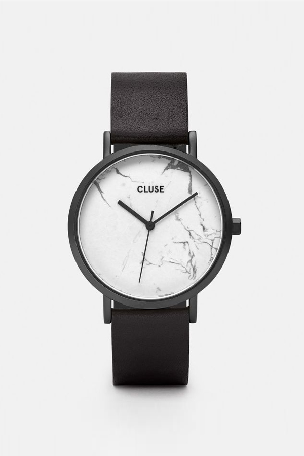CLUSE WATCH La Roche Full Black/White Marble CLUSE WATCH La Roche Full Black/White Marble
