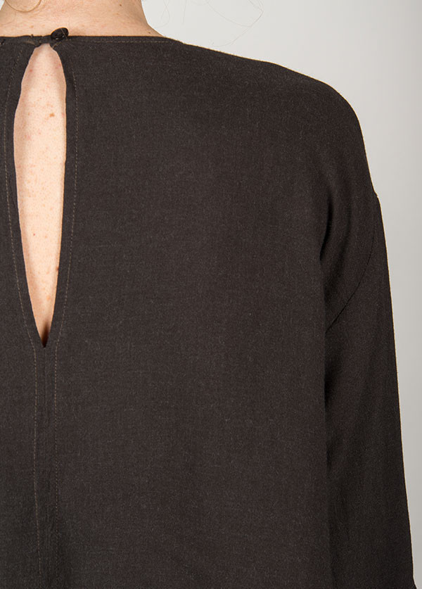 Black Crane - Double Jumper in Ebony Black Crane - Double Jumper in Ebony