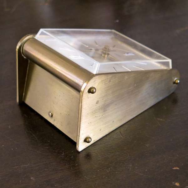 brass desk clock brass desk clock