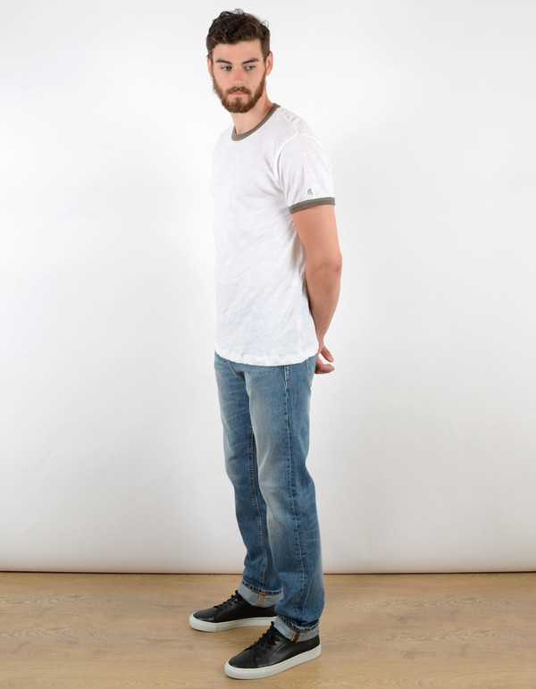 Men's Todd Snyder x Champion Short Sleeve Ringer Tee Surplus Men's Todd Snyder x Champion Short Sleeve Ringer Tee Surplus