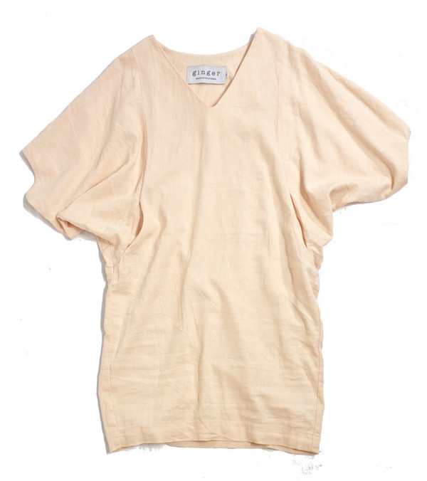 Ginger Caftan Blush Linen Caftan Ginger Caftan Blush Linen Caftan