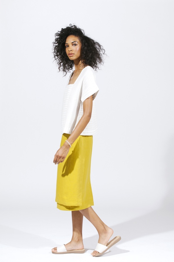 Carleen Apron Skirt - Citrus Carleen Apron Skirt - Citrus