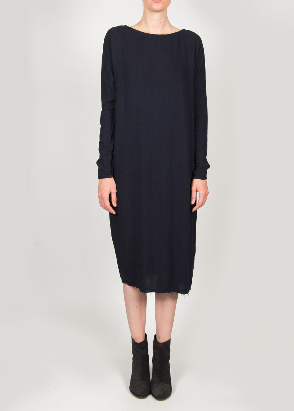 Black Crane - Plain Dress in Eggplant Black Crane - Plain Dress in Eggplant