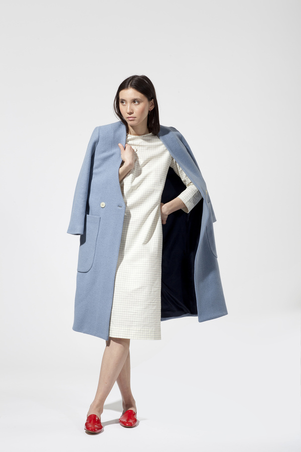 Carleen California Midi Dress - Windowpane Carleen California Midi Dress - Windowpane