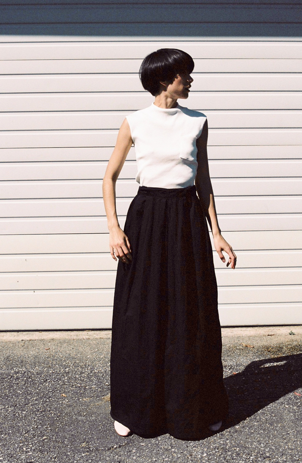 Black Crane Pleats Jumper - Black Black Crane Pleats Jumper - Black