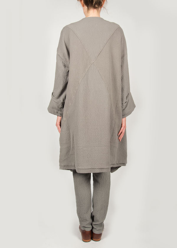 Black Crane - Quilt Coat in Grey Black Crane - Quilt Coat in Grey