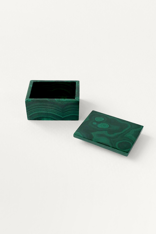 Kathleen Whitaker Malachite Gem Box Kathleen Whitaker Malachite Gem Box