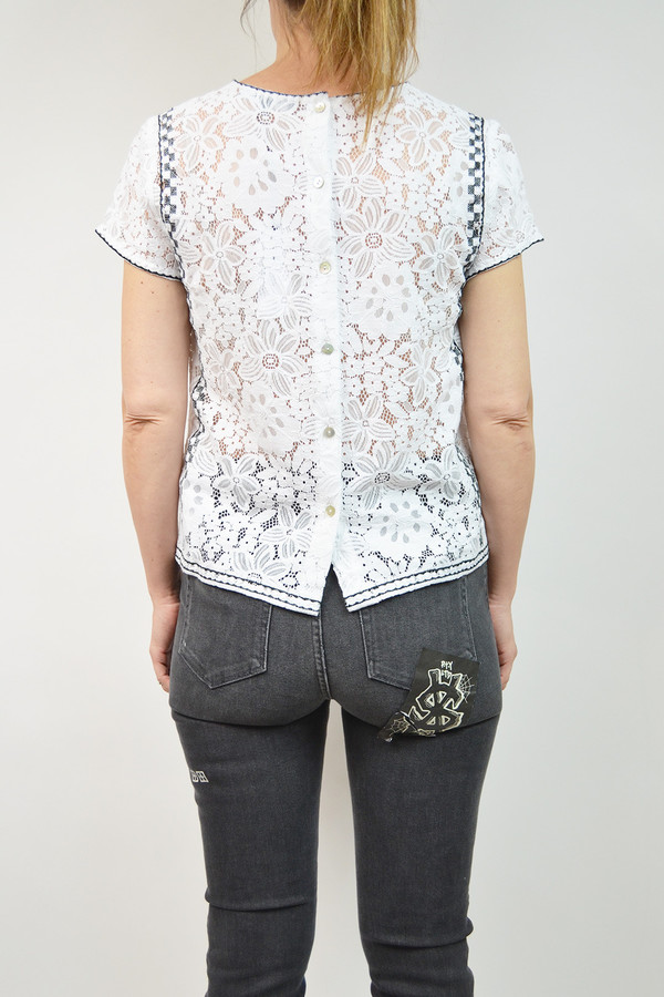 Generation Love Joelle Lace Tee I White Generation Love Joelle Lace Tee I White