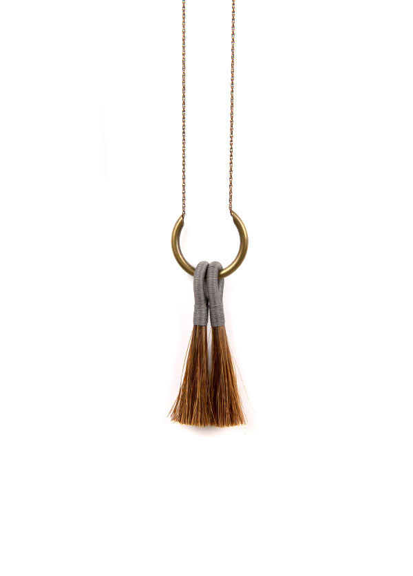Boet - Double Horsehair Tassel Necklace Boet - Double Horsehair Tassel Necklace