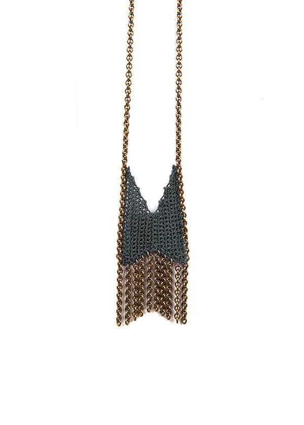 Boet Mini Chevron Fringe Necklace (More Colors) Boet Mini Chevron Fringe Necklace (More Colors)