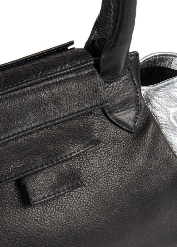 Collina Strada - Sarto Duo Bag in Black and Silver Collina Strada - Sarto Duo Bag in Black and Silver