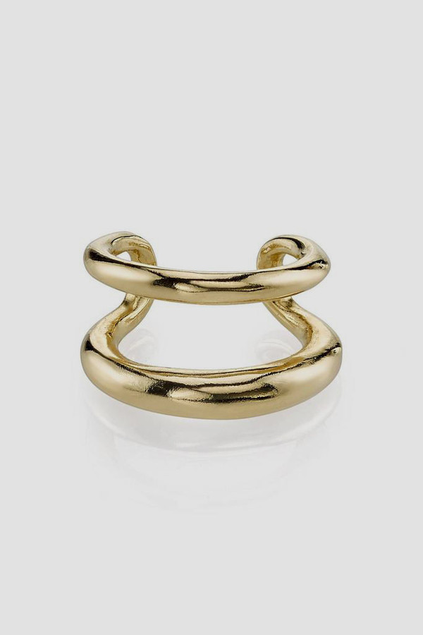 Gabriela Artigas & Company 14K Plate Twin Tusk Cuff Gabriela Artigas & Company 14K Plate Twin Tusk Cuff