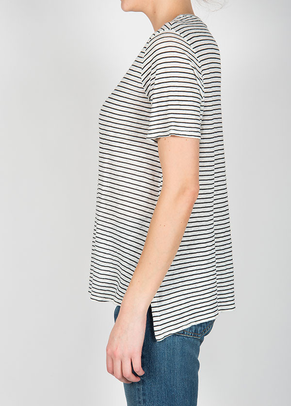 Dolan - Short Sleeve Crew Neck Tee in Lost Coast Stripe Dolan - Short Sleeve Crew Neck Tee in Lost Coast Stripe