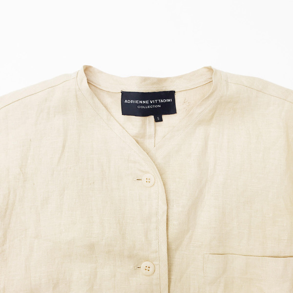 Johan Vintage Light Peach Linen Jacket Johan Vintage Light Peach Linen Jacket