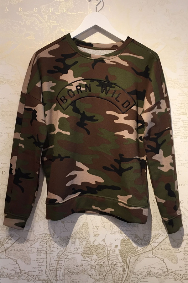 Zoe Karssen 'Born Wild' sweatshirt Zoe Karssen 'Born Wild' sweatshirt