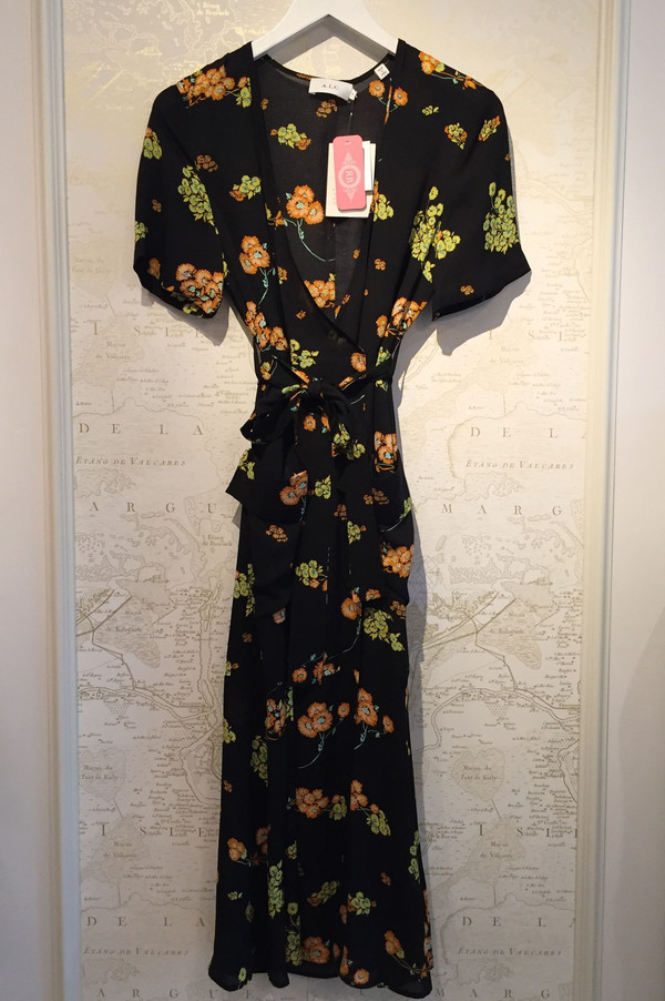 A.L.C. 'Stephanie' silk floral wrap dress A.L.C. 'Stephanie' silk floral wrap dress