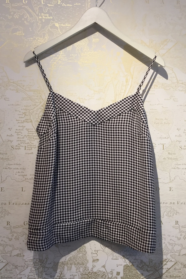 Jenni Kayne Gingham silk cami Jenni Kayne Gingham silk cami