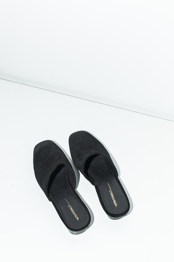 Intentionally Blank Suede Blank Touch Mule Intentionally Blank Suede Blank Touch Mule