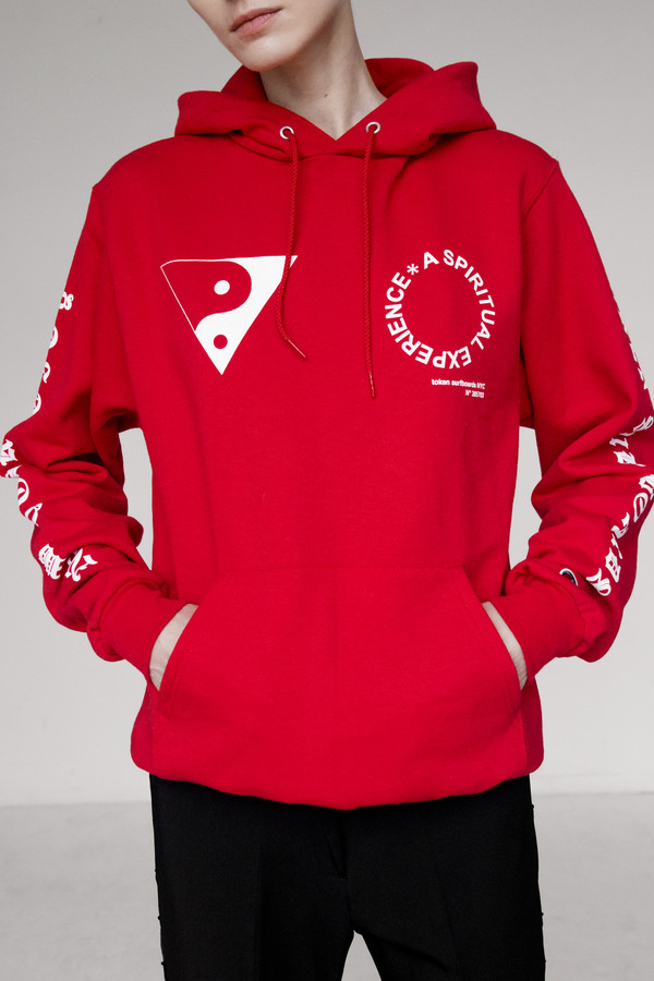 Men's Token Cotton Mosco Hoodie - Red Men's Token Cotton Mosco Hoodie - Red