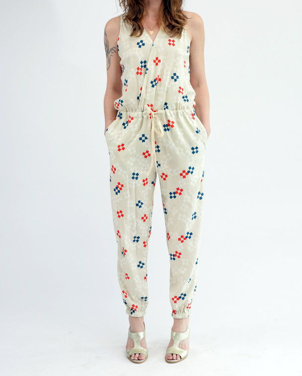Nahanni Arntzen Cortes jumpsuit- geo print Nahanni Arntzen Cortes jumpsuit- geo print