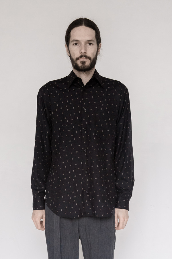 David Michael Tencel Print Dress Shirt David Michael Tencel Print Dress Shirt