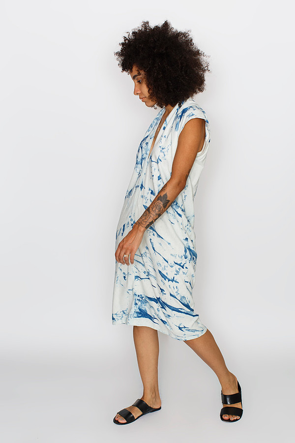 Miranda Bennett Everyday Dress, Silk Noil in Arashi Miranda Bennett Everyday Dress, Silk Noil in Arashi