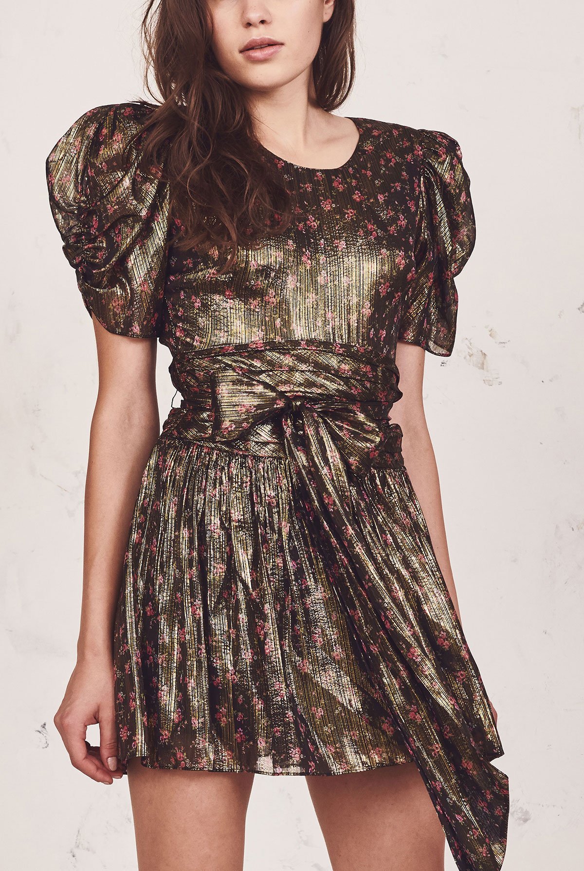 Love Shack Fancy Gold Dress on Sale, 53 
