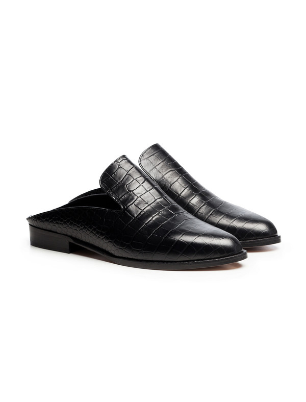 Robert Clergerie Alice Flat Mule Robert Clergerie Alice Flat Mule