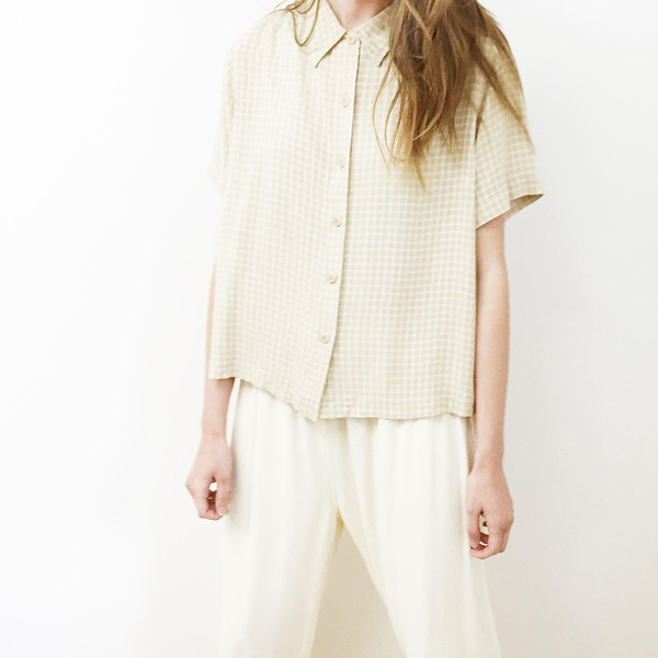 Johan Vintage Ivory Full Length Easy Pant Johan Vintage Ivory Full Length Easy Pant