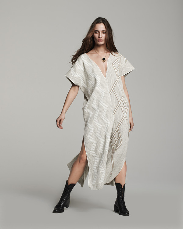 VOZ Textile Two-Panel Dress VOZ Textile Two-Panel Dress