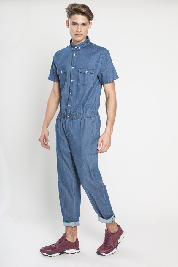 Unisex Standard Issue jumper in Medium Blue Unisex Standard Issue jumper in Medium Blue