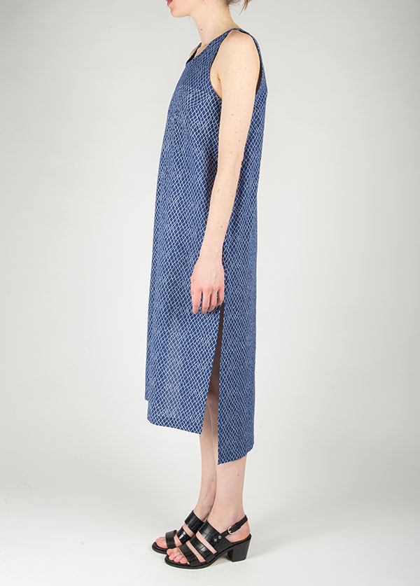 Ilana Kohn - Roxey Dress in Blue Net Ilana Kohn - Roxey Dress in Blue Net