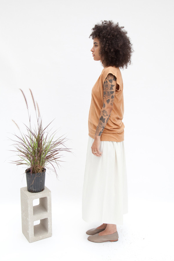Miranda Bennett Camel Everyday Top | Silk Miranda Bennett Camel Everyday Top | Silk