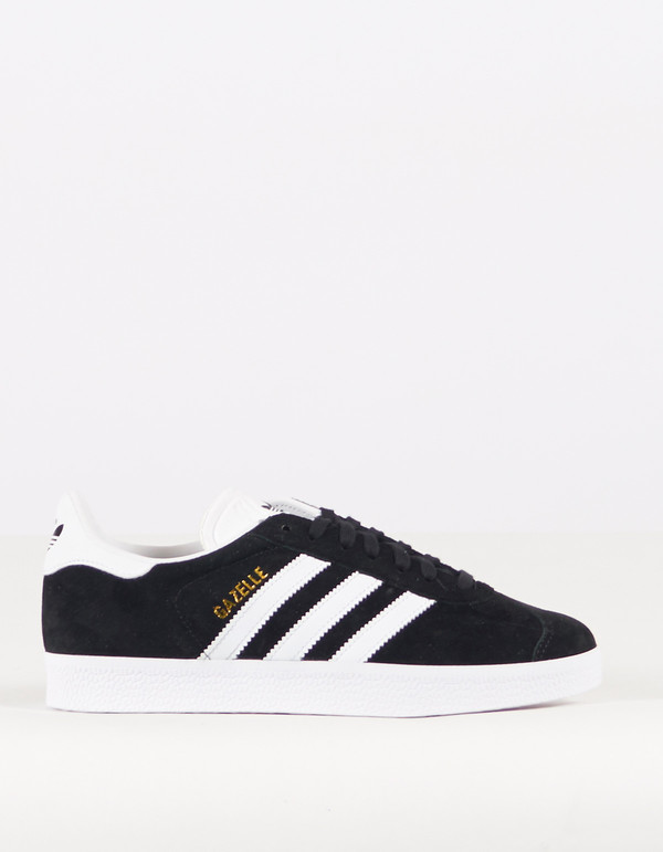 Adidas Gazelle Core Black White Gold Adidas Gazelle Core Black White Gold