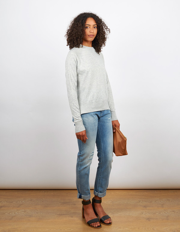 Just Female Neptune Knit Silver Cloud Just Female Neptune Knit Silver Cloud