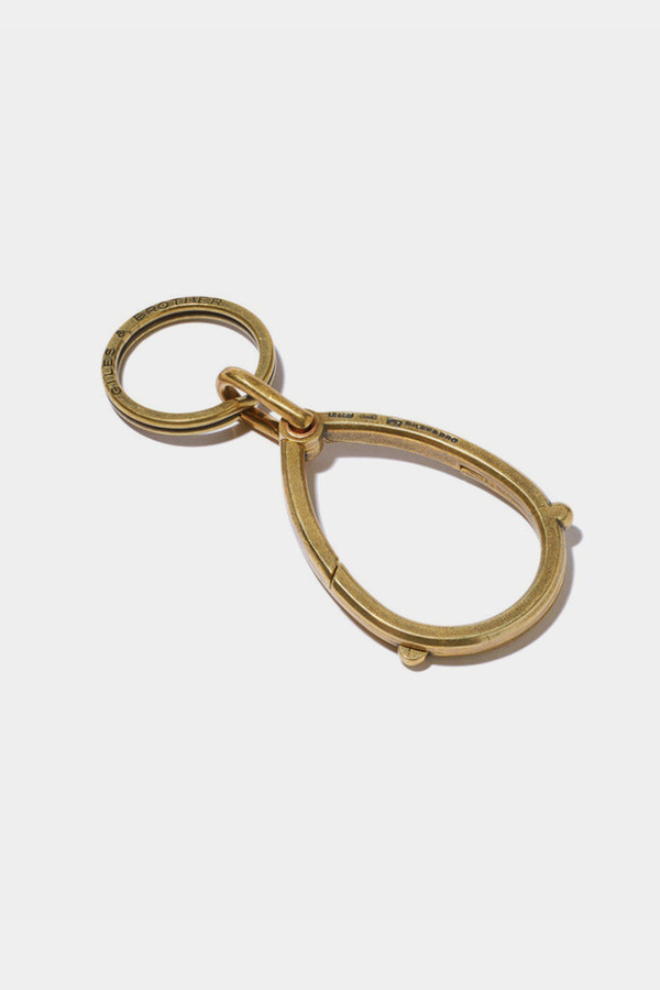 Giles & Brother Brass Latch Keyring Giles & Brother Brass Latch Keyring