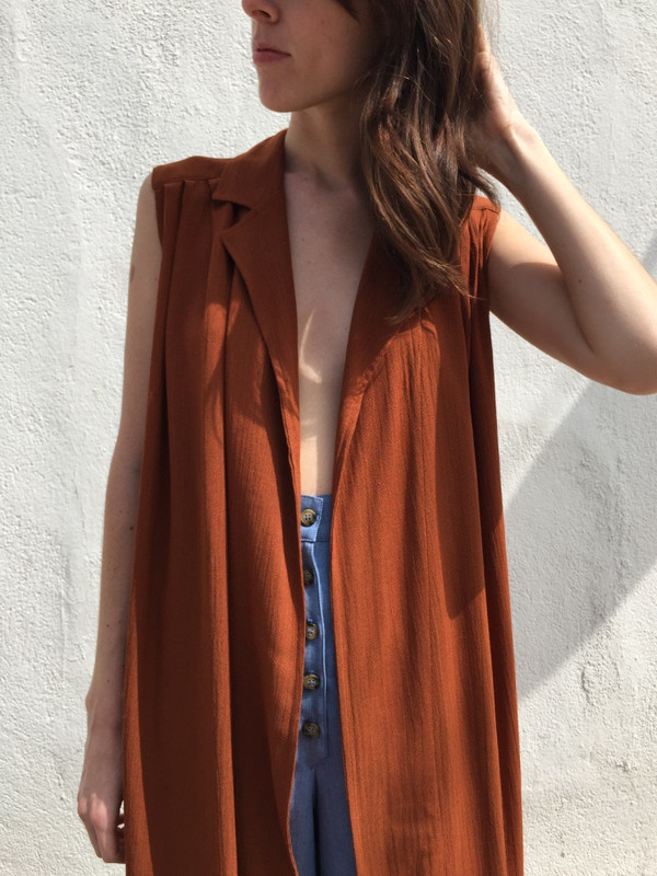 OR Maxi Vest with Belt OR Maxi Vest with Belt