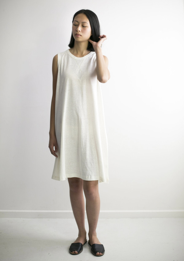 GOOD STUDIOS WOMENS HEMP JERSEY ALINE DRESS GOOD STUDIOS WOMENS HEMP JERSEY ALINE DRESS
